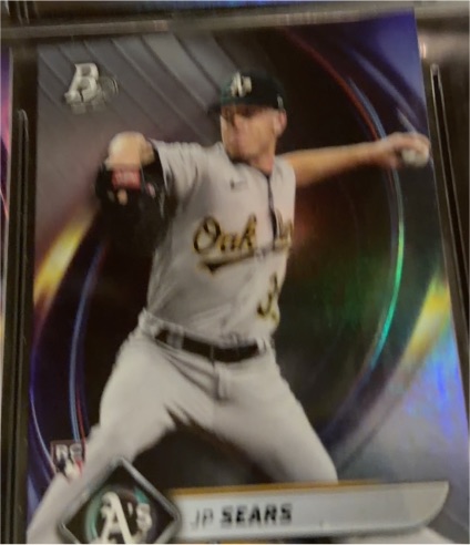 2022 Bowman Platinum #48 JP Sears — front