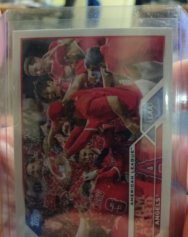 2023 Topps Series 1 #93 Los Angeles Angels Team Card — front