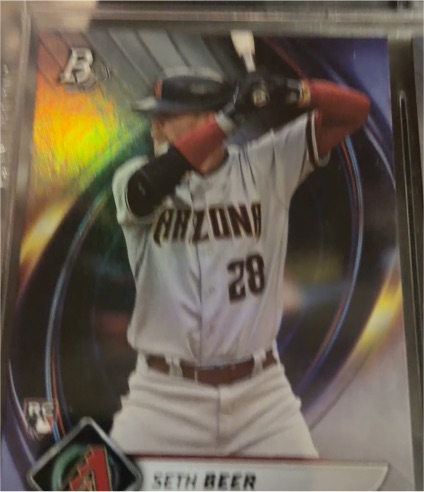2022 Bowman Platinum #21 Seth Beer — front