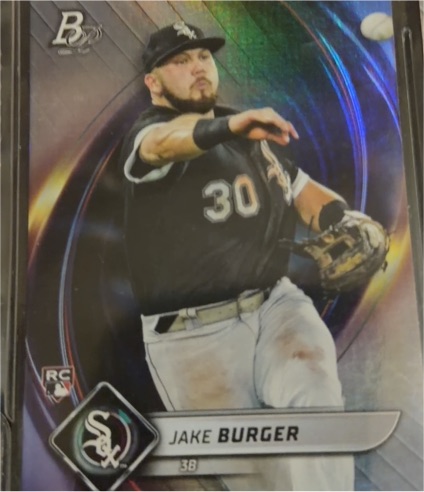 2022 Bowman Platinum #82 Jake Burger — front