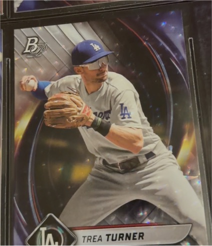 2022 Bowman Platinum #8 Trea Turner — front
