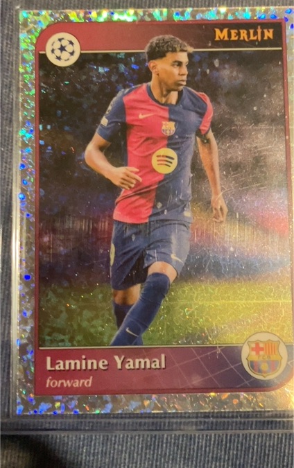 2024 Topps Merlin UEFA Champions League #19 Lamine Yamal — front