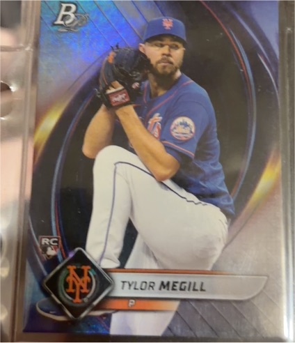 2022 Bowman Platinum #63 Tylor Megill — front