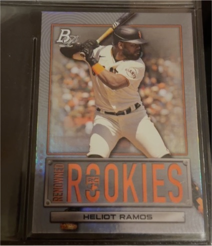 2022 Bowman Platinum #RR-12 Heliot Ramos — front