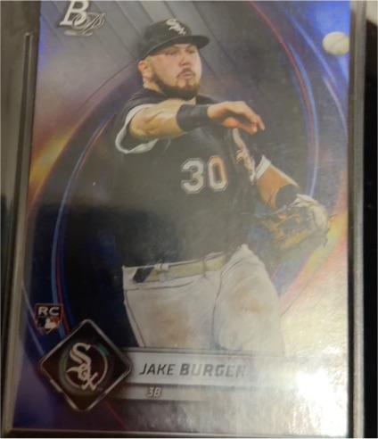 2022 Bowman Platinum #82 Jake Burger — front
