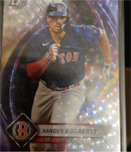2022 Bowman Platinum #3 Xander Bogaerts — front