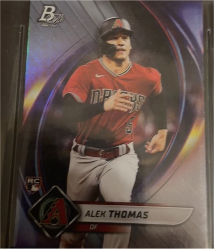 2022 Bowman Platinum #67 Alek Thomas — front