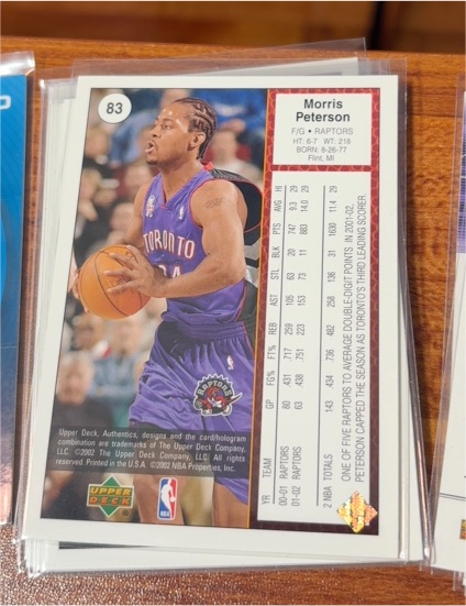 2002 Upper Deck #83 Morris Peterson — front