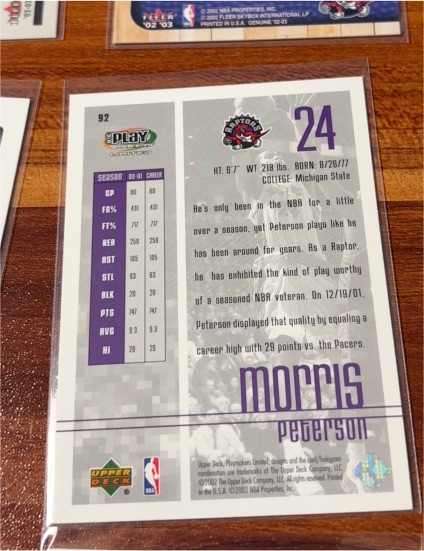 2003-04 Upper Deck Victory #92 Morris Peterson — front