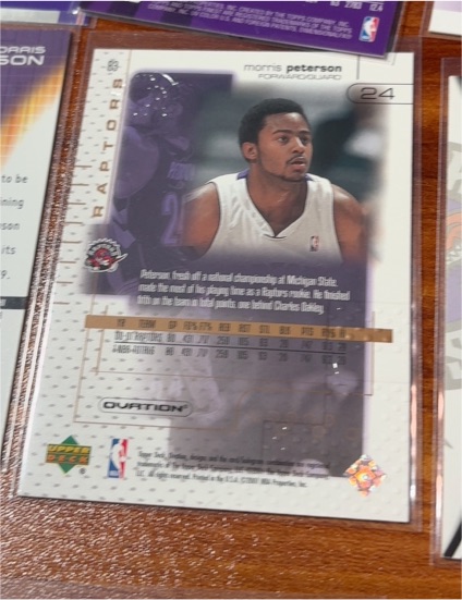 2001 Upper Deck Ovation #24 Morris Peterson — front
