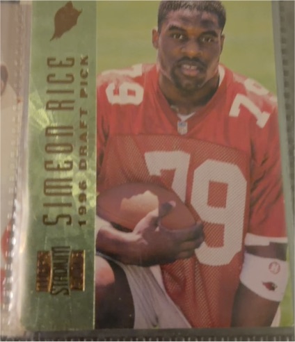 1996 Topps Stadium Club #140 Simeon Rice — front