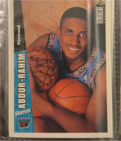 1996-97 Upper Deck Collector's Choice #346 Shareef Abdur-Rahim — front