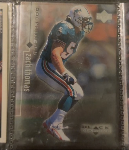 1998 Upper Deck Black Diamond Rookie Edition #45 Zach Thomas — front