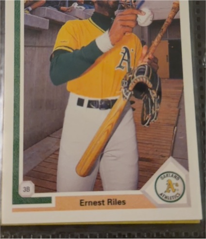 1991 Upper Deck #780 Ernest Riles — front