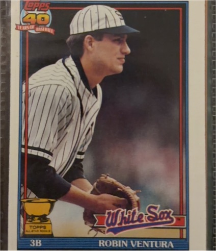 1991 Topps #461 Robin Ventura — front