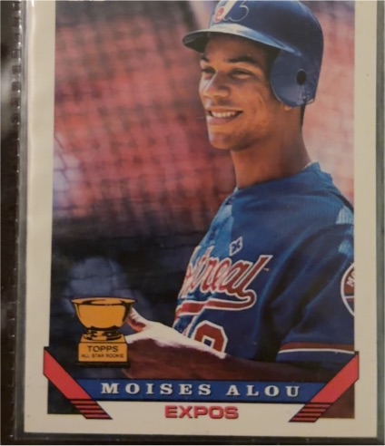 1993 Topps #123 Moises Alou — front