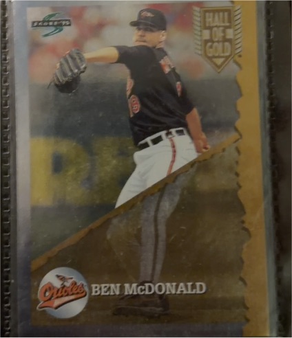 1995 Score Hall of Gold #HG90 Ben McDonald — front