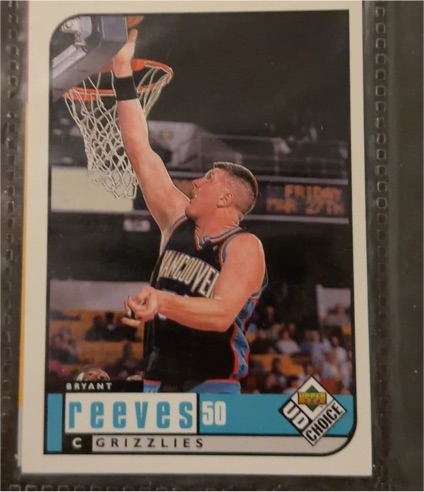 1998-99 Upper Deck UD Choice #148 Bryant Reeves — front
