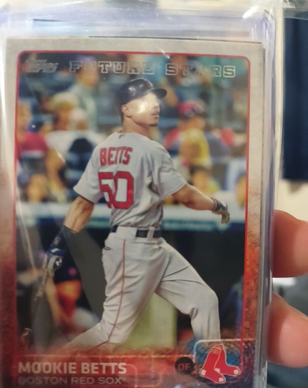 2015 Topps #389 Mookie Betts — front