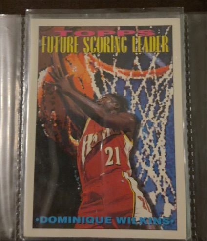 1993-94 Topps #392 Dominique Wilkins Future Scoring Leader — front