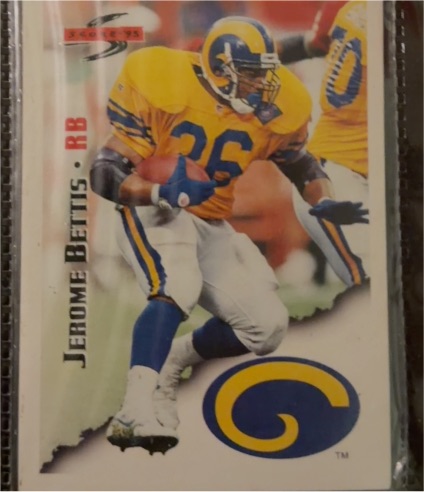 1995 Score #19 Jerome Bettis — front