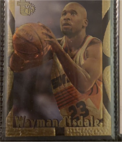 1994-95 Topps Embossed #78 Wayman Tisdale — front