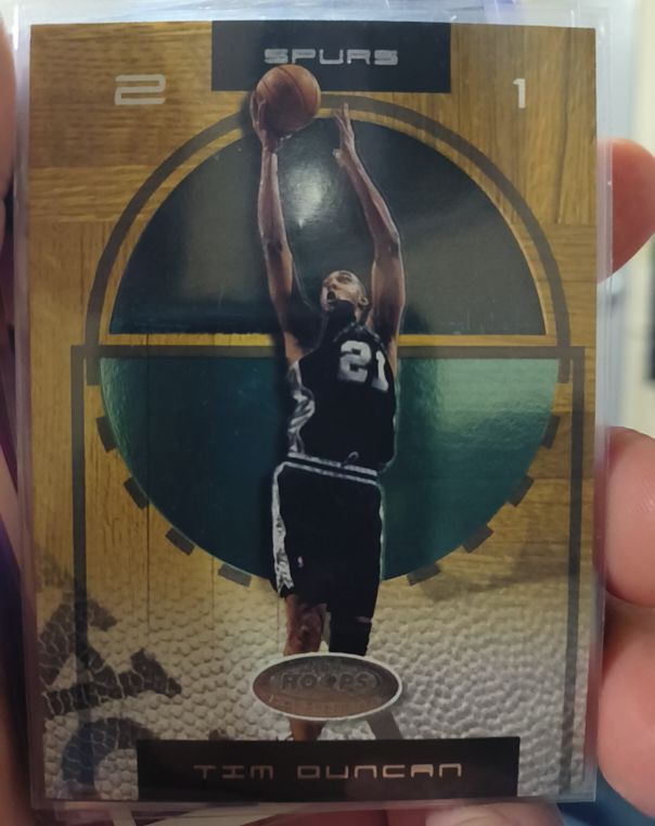 1997-98 Skybox Metal Universe #72 Tim Duncan Rookie — front