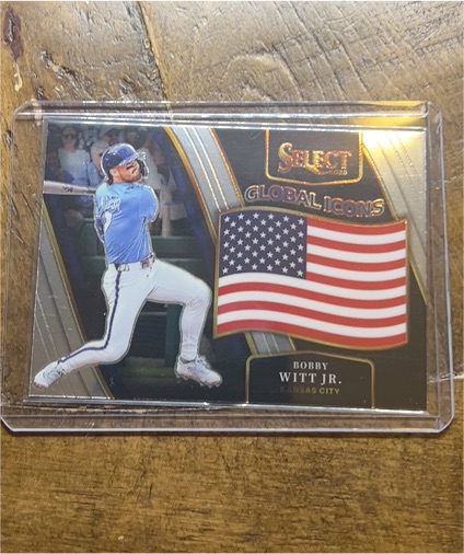 2025 Panini Select Global Icons #22 Bobby Witt Jr. — front