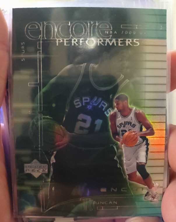 2000-01 Upper Deck Encore #EP7 Tim Duncan — front