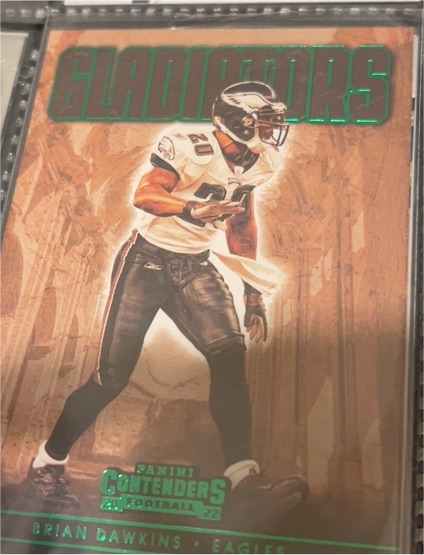2022 Panini Contenders #GLD-BDA Brian Dawkins Gladiators — front