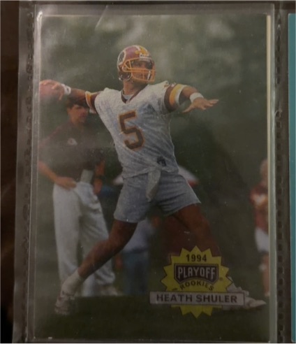 1994 Playoff #333 Heath Shuler — front