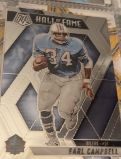 2025 Panini Mosaic Hall of Fame #294 Earl Campbell — front
