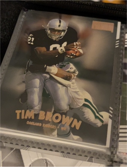 1997 SkyBox Premium #70 Tim Brown — front