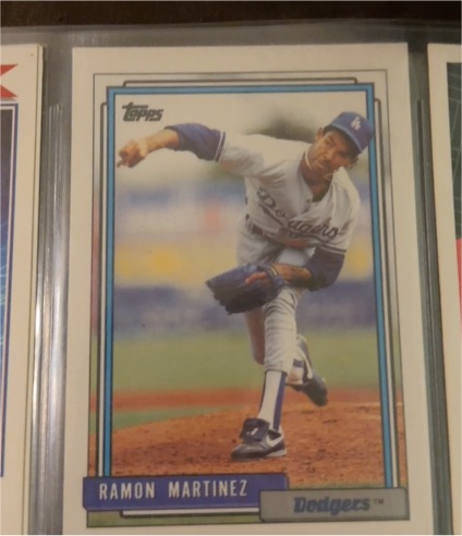 1991 Topps #340 Ramon Martinez — front