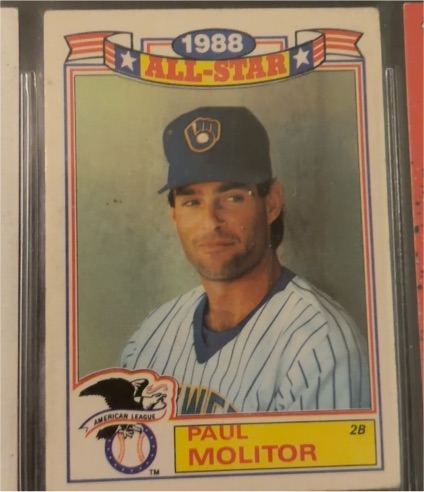 1988 Topps All Star #3 Paul Molitor — front