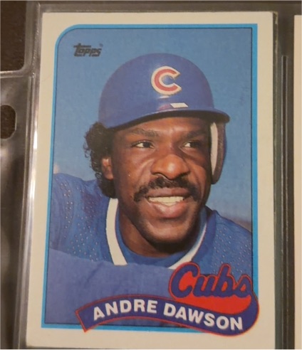 1989 Topps #10 Andre Dawson — front