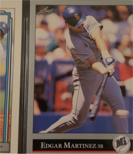 1992 Leaf #197 Edgar Martinez — front