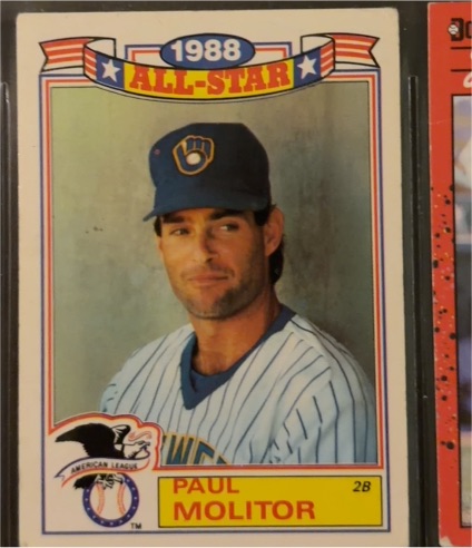 1988 Topps All-Star #3 Paul Molitor — front