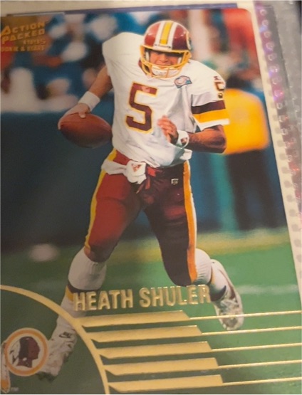 1995 Action Packed Rookies & Stars #76 Heath Shuler — front