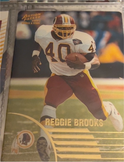 1995 Action Packed Rookies & Stars #78 Reggie Brooks — front