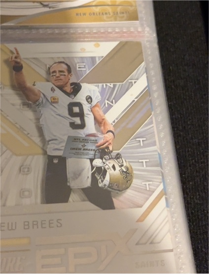 2019 Panini Score Epix Moment #EM-4 Drew Brees — front