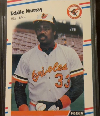 1988 Fleer #567 Eddie Murray — front