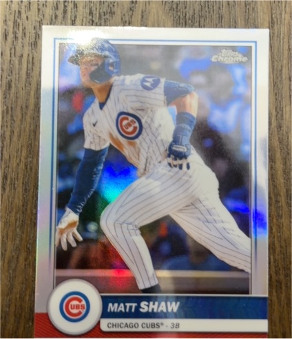 2025 Topps Chrome #219 Matt Shaw — front