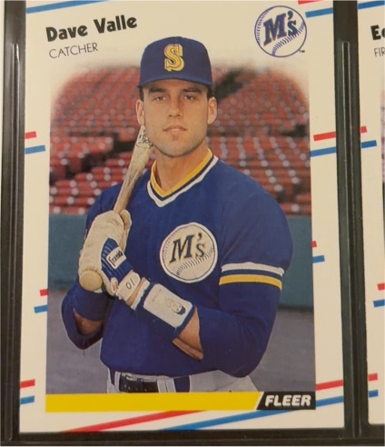 1988 Fleer #389 Dave Valle — front