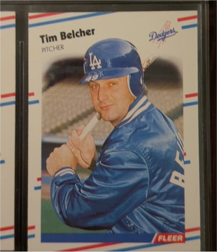 1988 Fleer #509 Tim Belcher — front
