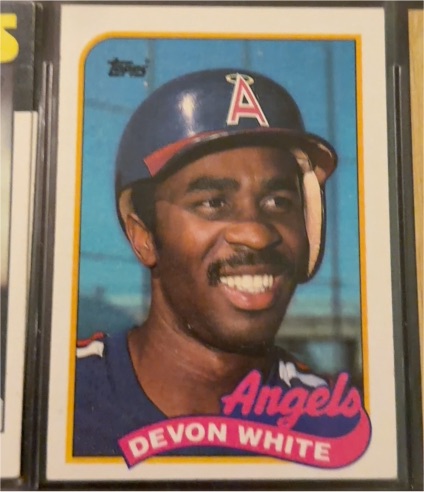 1989 Topps #602 Devon White — front