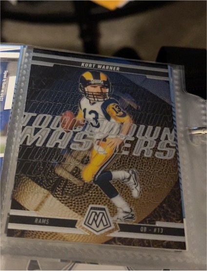 2025 Panini Mosaic #19 Kurt Warner Touchdown Masters — front