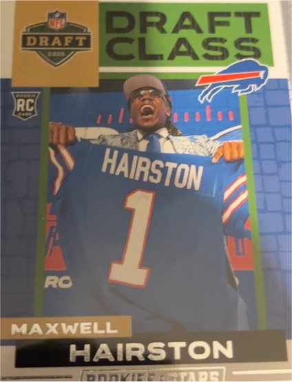 2025 Panini Rookies & Stars #16 Maxwell Hairston Draft Class — front