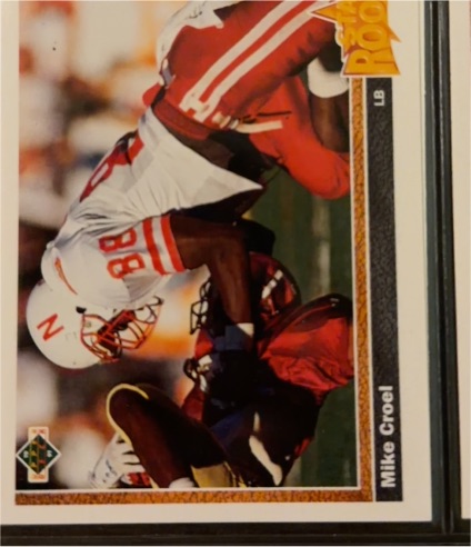 1991 Upper Deck #4 Mike Croel — front