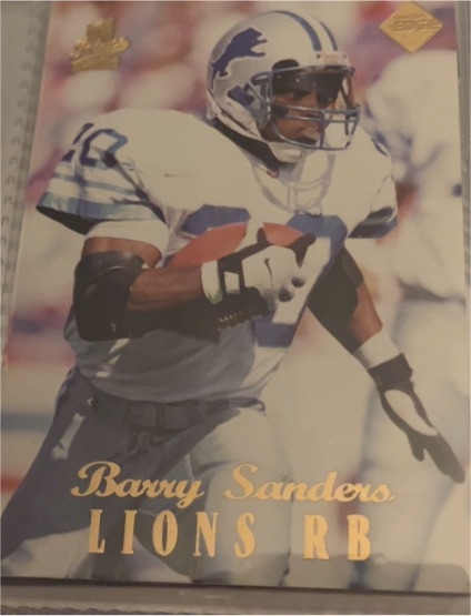1998 Collector's Edge 1st Place #182 Barry Sanders — front